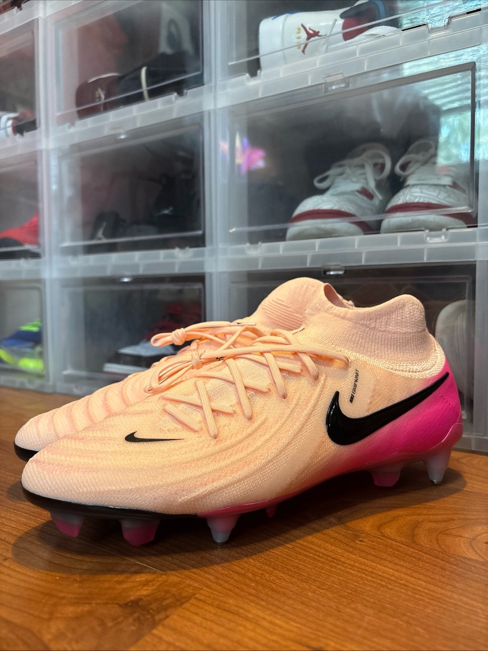 Nike Phantom Luna II Elite SG PRO AC Orange HF4363-800 Soccer Cleats Sz 12.5 NEW